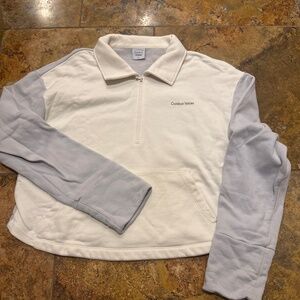 Color block Terry sweatshirt